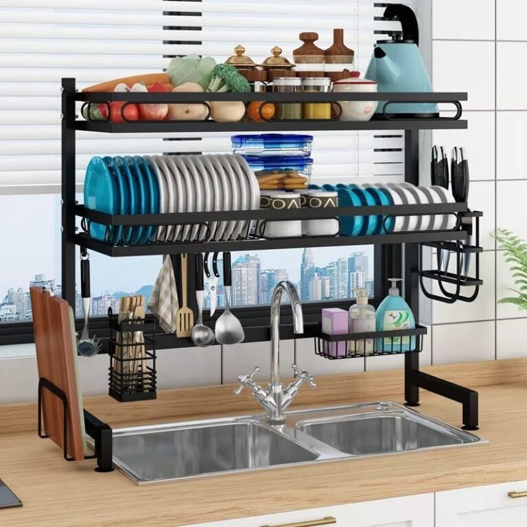 Heavy Gauge Double layer over the sink dish drainer rack - Image 2