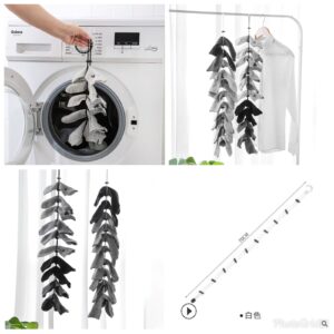 Socks creative hanging rope.