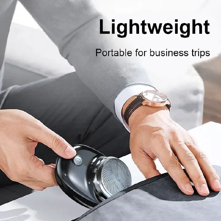 Waterproof USB Rechargeable Portable Mini Electric Shaver - Image 4